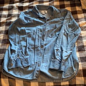 NWOT Classic Denim button up